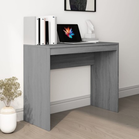 Sonoma Schreibtisch aus grauem Sperrholz 90x40x72 cm von vidaXL, Schreibtische - Ref: Foro24-815304, Preis: 42,31 €, Rabatt: %