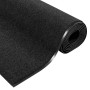Felpudo Negro 120 x 400 cm Poliamida y PVC