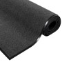 Felpudo Antracita y Negro 120 x 250 cm Poliamida y PVC