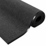 Felpudo Antracita y Negro 120 x 350 cm Poliamida y PVC