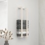 Solid white pine wood towel rack 23x18x90 cm by vidaXL, Towel racks - Ref: Foro24-822398, Price: 25,10 €, Discount: %