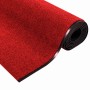 Felpudo Rojo y Negro 120 x 350 cm Poliamida y PVC