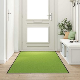 Felpudo Verde y Negro 120 x 250 cm Poliamida y PVC