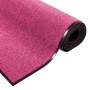 Felpudo Rosa y Negro 120 x 250 cm Poliamida y PVC
