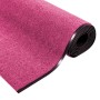 Felpudo Rosa y Negro 120 x 350 cm Poliamida y PVC