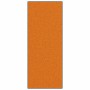 Felpudo Naranja y Negro 120 x 300 cm Poliamida y PVC