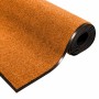 Felpudo Naranja y Negro 120 x 300 cm Poliamida y PVC