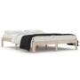 Estructura de cama madera maciza 150x200 cm de vidaXL, Camas y somieres - Ref: Foro24-810370, Precio: 99,14 €, Descuento: %