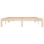 Solid wood bed frame 150x200 cm by vidaXL, Beds and slatted bases - Ref: Foro24-810370, Price: 97,88 €, Discount: %