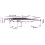 Estructura de cama madera maciza 150x200 cm de vidaXL, Camas y somieres - Ref: Foro24-810370, Precio: 99,14 €, Descuento: %