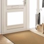 Felpudo Crema y Negro 120 x 350 cm Poliamida y PVC