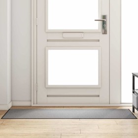 Felpudo Gris y Negro 60 x 180 cm Polipropileno y vinilo