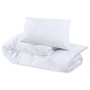 Bettwäsche-Set aus weißer Baumwolle, 200 x 200 cm von vidaXL, Bettbezüge - Ref: Foro24-136168, Preis: 30,65 €, Rabatt: %