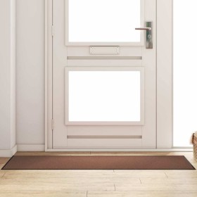 Felpudo Marrón y Negro 60 x 180 cm Polipropileno y vinilo