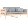 Schlafsofa aus massivem Kiefernholz, 90 x 190 cm von vidaXL, Betten und Lattenroste - Ref: Foro24-820307, Preis: 96,13 €, Rab...