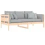 Sofá cama madera maciza de pino 90x190 cm de vidaXL, Camas y somieres - Ref: Foro24-820307, Precio: 96,13 €, Descuento: %