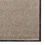 Felpudo Beige y Negro 120 x 180 cm Polipropileno y vinilo
