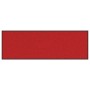 Felpudo Rojo y Negro 60 x 180 cm Polipropileno y vinilo