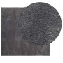 Alfombra de pelo corto suave lavable HUARTE antracita 240x240cm