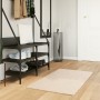 Alfombra de pelo corto suave lavable HUARTE beige 60x110 cm