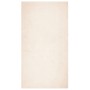 Alfombra de pelo corto suave lavable HUARTE beige 60x110 cm