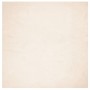 Alfombra de pelo corto suave lavable HUARTE beige 120x120 cm