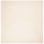 Alfombra de pelo corto suave lavable HUARTE beige 160x160 cm