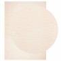 Alfombra de pelo corto suave lavable HUARTE beige 160x230 cm
