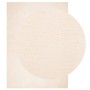 Alfombra de pelo corto suave lavable HUARTE beige 240x340 cm