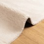 Alfombra de pelo corto suave lavable HUARTE beige 240x340 cm