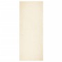 Alfombra de pelo corto suave lavable HUARTE crema 80x200 cm