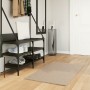 Alfombra de pelo corto suave lavable HUARTE arena 60x110 cm