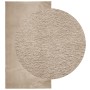 Alfombra de pelo corto suave lavable HUARTE arena 60x110 cm