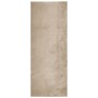Alfombra de pelo corto suave lavable HUARTE arena 80x200 cm
