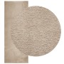 Alfombra de pelo corto suave lavable HUARTE arena 80x200 cm
