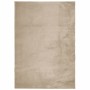 Alfombra de pelo corto suave lavable HUARTE arena 140x200 cm