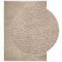 Alfombra de pelo corto suave lavable HUARTE arena 240x340 cm
