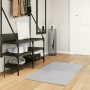 Alfombra de pelo corto suave lavable HUARTE gris 60x110 cm