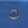 Cajas de almacenaje 10 uds tela azul 32x32x32 cm