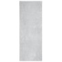Alfombra de pelo corto suave lavable HUARTE gris 80x200 cm