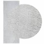 Alfombra de pelo corto suave lavable HUARTE gris 80x200 cm