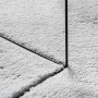 Alfombra de pelo corto suave lavable HUARTE gris 80x200 cm