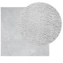 Alfombra de pelo corto suave lavable HUARTE gris 160x160 cm