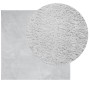 Alfombra de pelo corto suave lavable HUARTE gris 240x240 cm