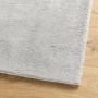 Alfombra de pelo corto suave lavable HUARTE gris 240x340 cm