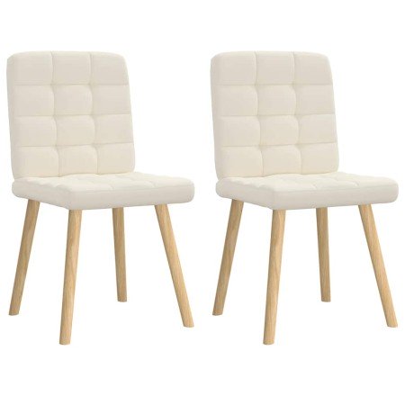 Sillas de comedor 2 unidades lino en Sillas de comedor | Comprar online en Foro24