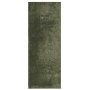 Alfombra pelo corto suave lavable HUARTE verde bosque 80x200 cm