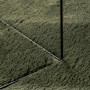 Alfombra pelo corto suave lavable HUARTE verde bosque 80x200 cm