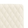Sillas de comedor 2 unidades terciopelo crema