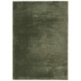 Alfombra pelo corto suave lavable HUARTE verde bosque 160x230cm